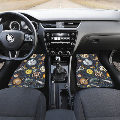 Space Pattern Print Car Floor Mats