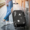 Space Pattern Print Luggage Cover Protector