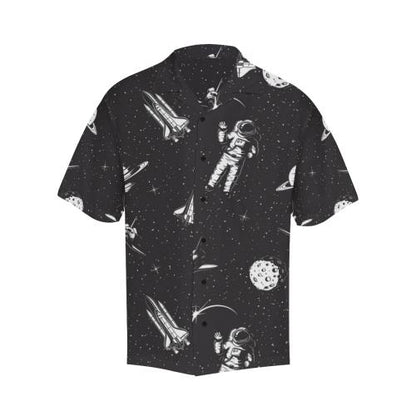 Space Pattern Print Men Hawaiian Shirt
