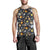 Space Pattern Print Men Tank Top