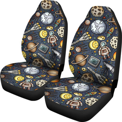 Space Pattern Print Universal Fit Car Seat Covers