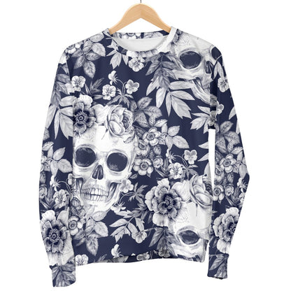 Space Pattern Print Women Crewneck Sweatshirt