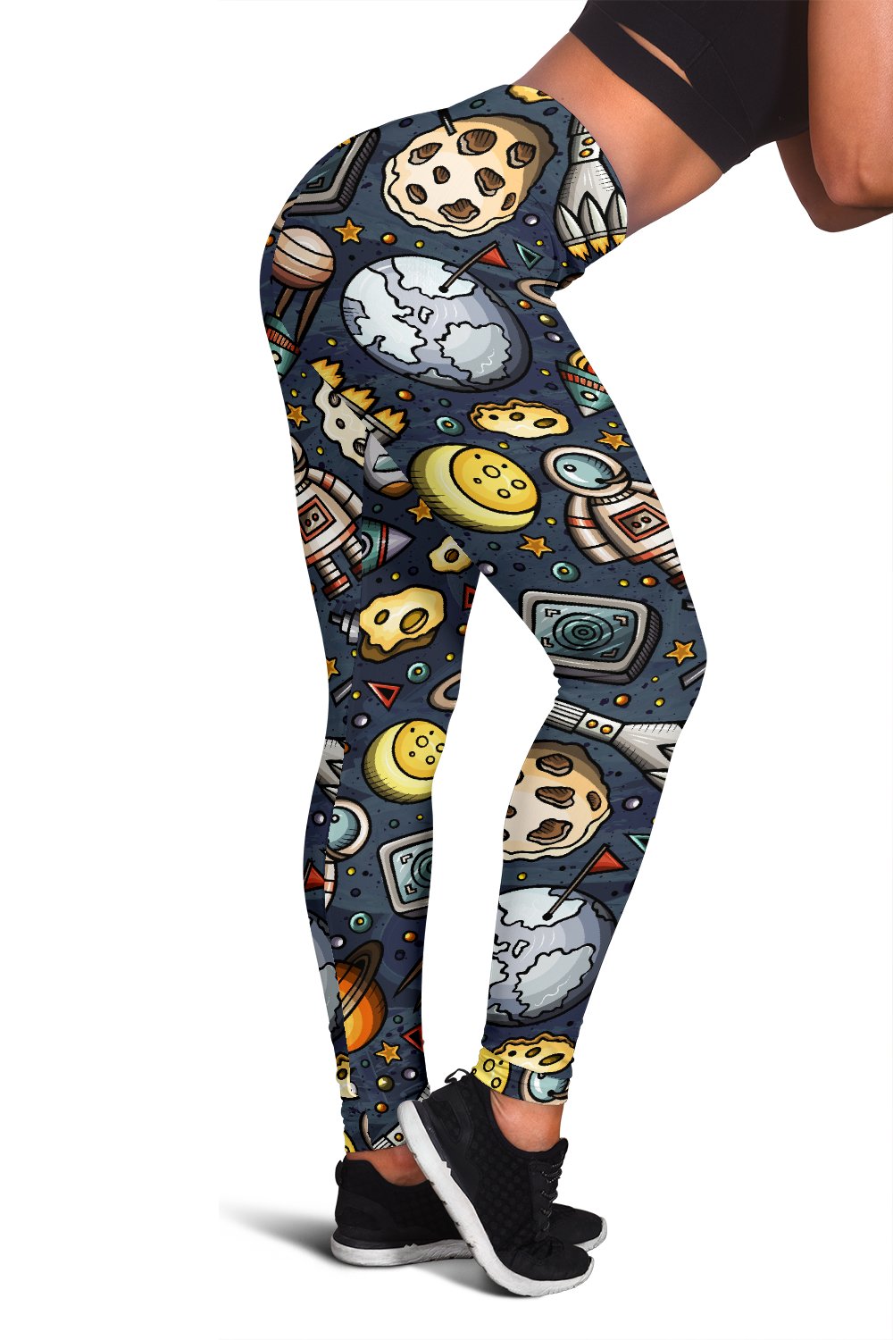 Space Pattern Print Women Leggings