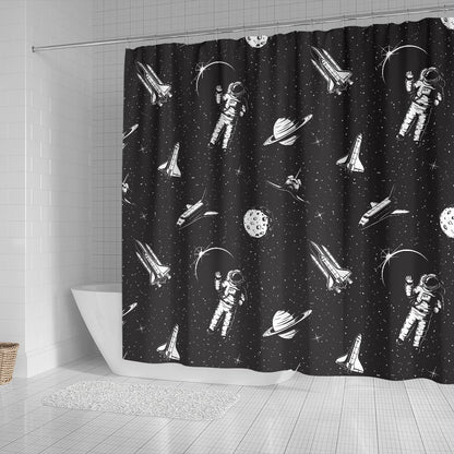 Space Pattern Shower Curtain