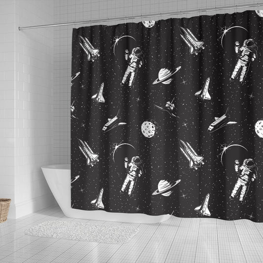 Space Pattern Shower Curtain