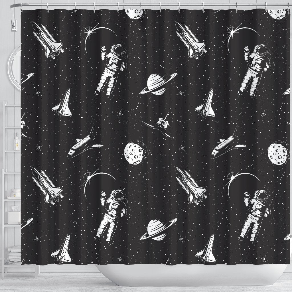 Space Pattern Shower Curtain