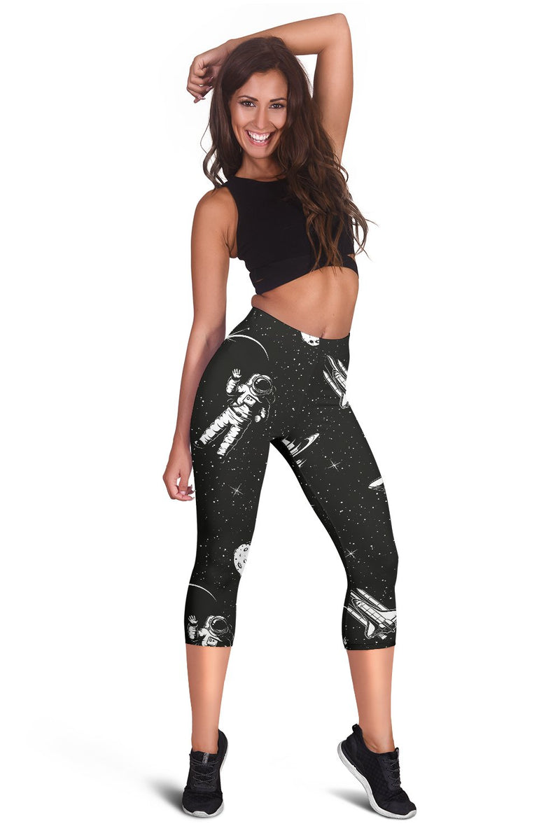 Space Pattern Women Capris