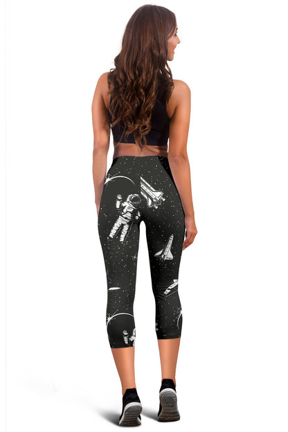 Space Pattern Women Capris