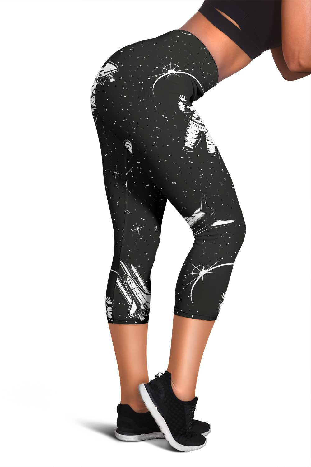 Space Pattern Women Capris