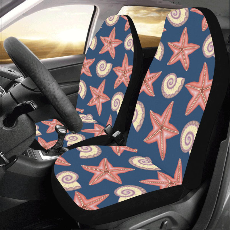 Starfish Pattern Print Design 03 Car Seat Covers (Set of 2)-JORJUNE.COM