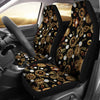 Steampunk Butterfly Design Themed Print Universal Fit Car Seat Covers-JorJune