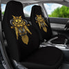 Steampunk Gold Owl Design Themed Print Universal Fit Car Seat Covers-JorJune