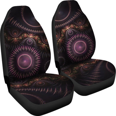 Steampunk Mandela Burst Design Universal Fit Car Seat Covers