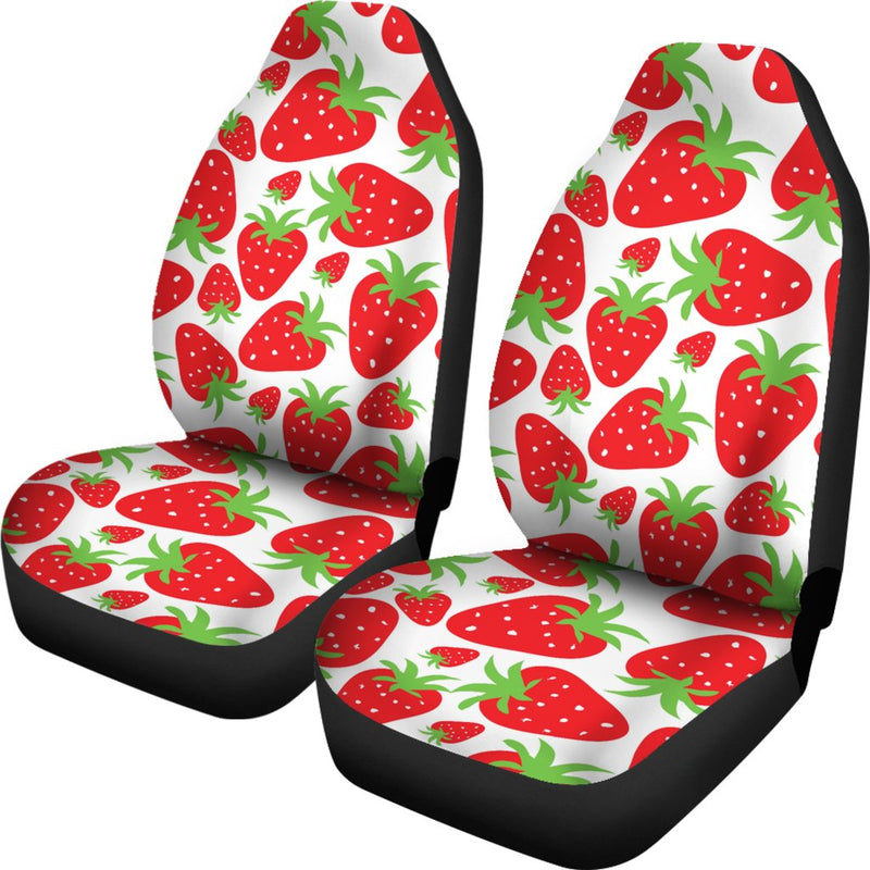 Strawberry Pattern Print Design SB01 Universal Fit Car Seat Covers-JorJune