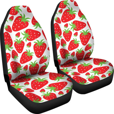 Strawberry Pattern Print Design SB01 Universal Fit Car Seat Covers-JorJune