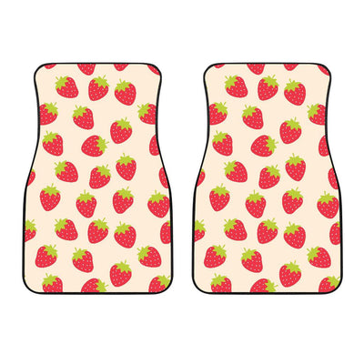Strawberry Pattern Print Design SB02 Car Floor Mats-JORJUNE.COM