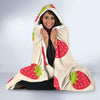 Strawberry Pattern Print Design SB02 Hooded Blanket-JORJUNE.COM