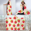 Strawberry Pattern Print Design SB02 Hooded Blanket-JORJUNE.COM