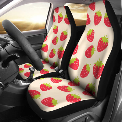 Strawberry Pattern Print Design SB02 Universal Fit Car Seat Covers-JorJune