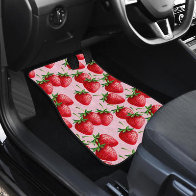 Strawberry Pattern Print Design SB03 Car Floor Mats-JORJUNE.COM