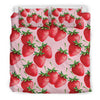 Strawberry Pattern Print Design SB03 Duvet Cover Bedding Set-JORJUNE.COM