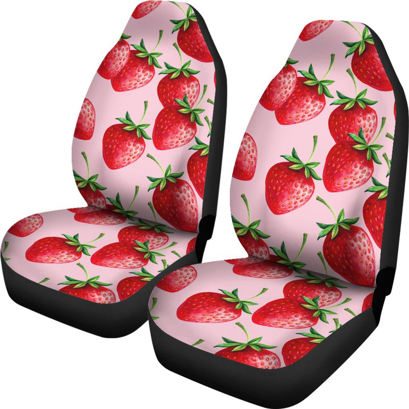 Strawberry Pattern Print Design SB03 Universal Fit Car Seat Covers-JorJune