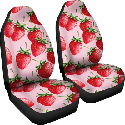 Strawberry Pattern Print Design SB03 Universal Fit Car Seat Covers-JorJune