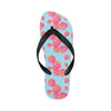 Strawberry Pattern Print Design SB04 Flip Flops-JorJune