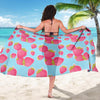 Strawberry Pattern Print Design SB04 Sarong Pareo Wrap-JORJUNE.COM