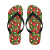 Strawberry Pattern Print Design SB05 Flip Flops-JorJune