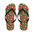 Strawberry Pattern Print Design SB05 Flip Flops-JorJune