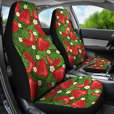 Strawberry Pattern Print Design SB05 Universal Fit Car Seat Covers-JorJune