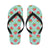 Strawberry Pattern Print Design SB06 Flip Flops-JorJune