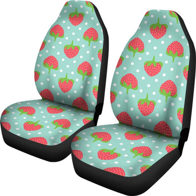 Strawberry Pattern Print Design SB06 Universal Fit Car Seat Covers-JorJune