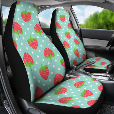 Strawberry Pattern Print Design SB06 Universal Fit Car Seat Covers-JorJune