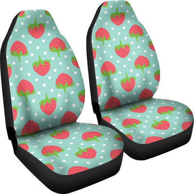 Strawberry Pattern Print Design SB06 Universal Fit Car Seat Covers-JorJune