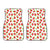 Strawberry Pattern Print Design SB07 Car Floor Mats-JORJUNE.COM