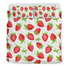 Strawberry Pattern Print Design SB07 Duvet Cover Bedding Set-JORJUNE.COM