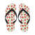 Strawberry Pattern Print Design SB07 Flip Flops-JorJune