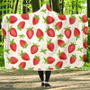 Strawberry Pattern Print Design SB07 Hooded Blanket-JORJUNE.COM