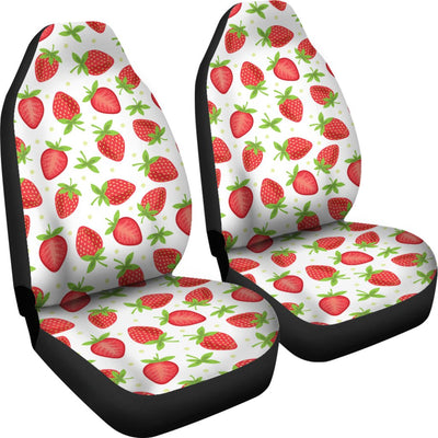 Strawberry Pattern Print Design SB07 Universal Fit Car Seat Covers-JorJune