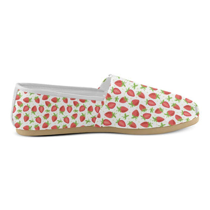Strawberry Pattern Print Design SB07 Women Casual Shoes-JorJune.com