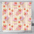 Strawberry Pink Cup Cake Shower Curtain