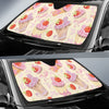 Strawberry Pink CupCake Car Sun Shade-JorJune