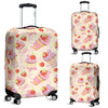 Strawberry Pink CupCake Luggage Cover Protector