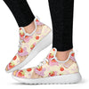 Strawberry Pink CupCake Mesh Knit Sneakers Shoes