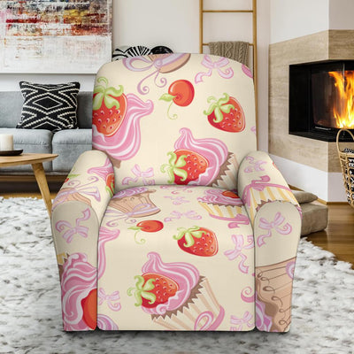 Strawberry Pink CupCake Recliner Slipcover-JORJUNE.COM