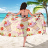 Strawberry Pink CupCake Sarong Pareo Wrap