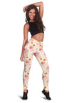 Strawberry Pink CupCake Women Leggings