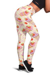 Strawberry Pink CupCake Women Leggings